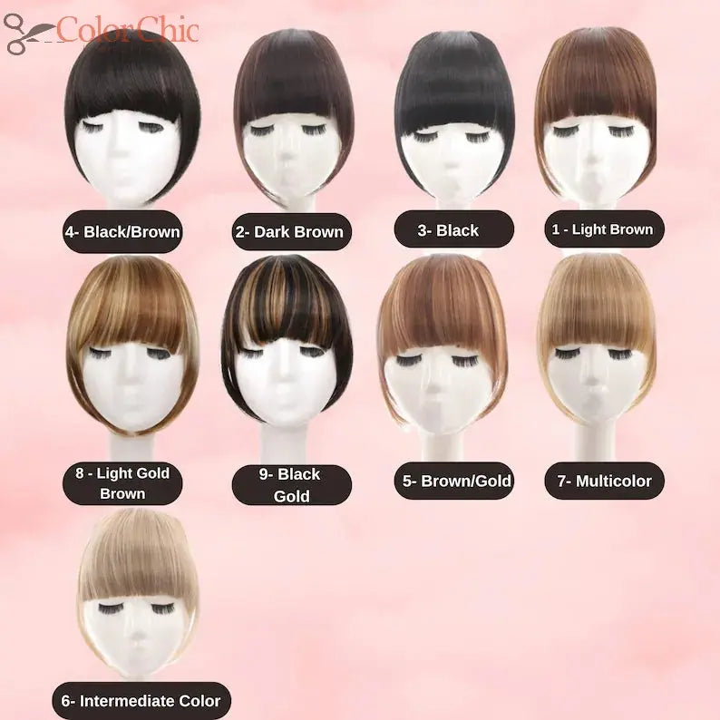 Clip in bangs Color Chic